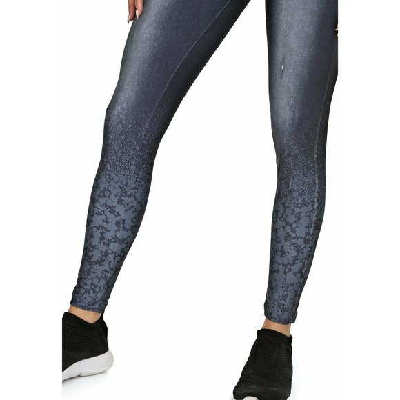 NEW Medium LIVE Denin Daily Special Washed Effect Legging Made In Brazil 51645 - Picture 2 of 5